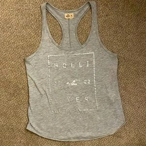 Grey razorback hollister tank
